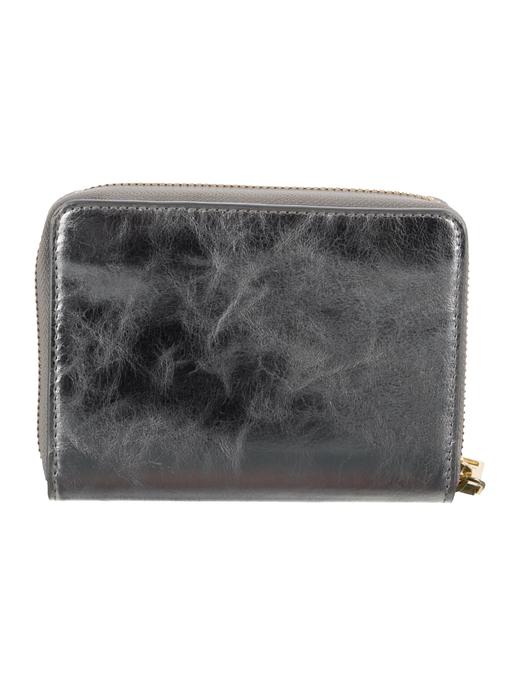 Maje Leather Compact Wallet